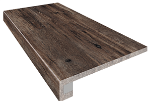 Керамогранит Brigantina Комплект 33x120 Комплект (Ступень bg 05 (33x120) непол. (прямоугол. бортик) без насечек+ Подступенок (14,5x120)) фото  | FLOORDEALER