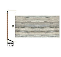 Плинтус Плинтус алюминиевый Русский профиль 60мм ДЕКОРАТИВНОЕ ПОКРЫТИЕ дуб хельсинки фото 1 | FLOORDEALER