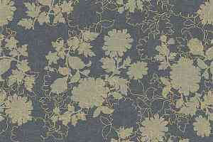 Ковролин Flotex Vision Floral 650011 (Silhouette) Steel фото  | FLOORDEALER