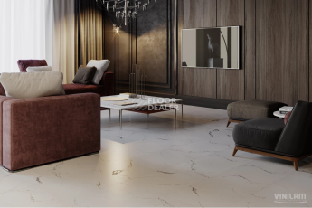 Vinilam Ceramo Stone 2,5 мм 83444 Итальянский Мрамор фото 3 | FLOORDEALER