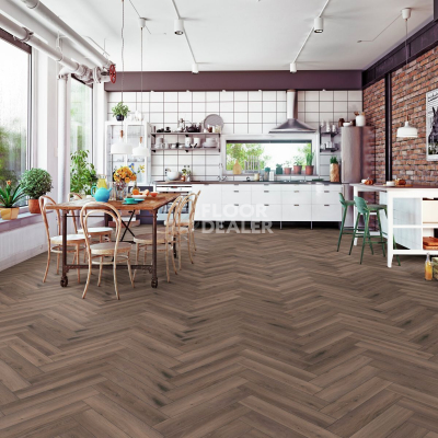 Ламинат Kronotex Herringbone 8мм d3860 Дуб Феррара фото 4 | FLOORDEALER