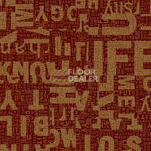 Ковровая плитка Ege Highline Contrast Text Layers Orange rfm 52206423 фото 1 | FLOORDEALER