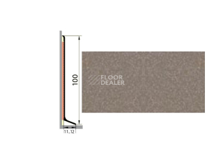 Плинтус Плинтус алюминиевый Русский профиль 100мм ПОЛИМЕРНОЕ ПОКРЫТИЕ санторини фото 1 | FLOORDEALER