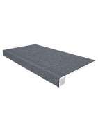 Керамогранит Luna Комплект с прямоуг. бортиком 33x120x10 Комплект (Ступень ln 04 (33x120) непол. (прямоугол. бортик) + Подступенок (14,5x120)) фото 1 | FLOORDEALER