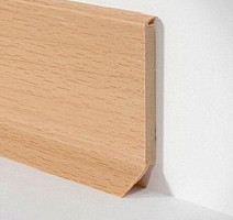 Плинтус Плинтус на деревянной основе Dollken S-60 flex life top 2542 (D058) Бук Светлый фото 1 | FLOORDEALER