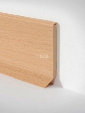 Плинтус на деревянной основе Dollken S-60 flex life top 2542 (D058) Бук Светлый фото 1 | FLOORDEALER