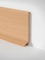 Плинтус на деревянной основе Dollken S-60 flex life top 2542 (D058) Бук Светлый фото 1 | FLOORDEALER