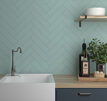 lat Flat Anise Green Matt 7.5X30 фото 2 | FLOORDEALER