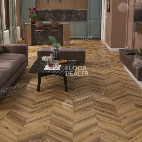 Alpine Floor Chevron Art 12мм LF109-04 Дуб Эльбрус фото 4 | FLOORDEALER