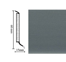 Плинтус Hsl 6 универсальный плинтус 1049 dark grey фото 1 | FLOORDEALER