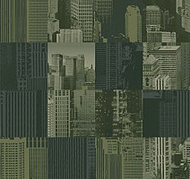 Ковровая плитка Ege Highline Cityscapes Skylines Green rfm 52955090 фото 1 | FLOORDEALER