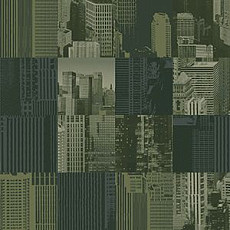 Ковровая плитка Ege Highline Cityscapes Skylines Green rfm 52955090 фото 1 | FLOORDEALER