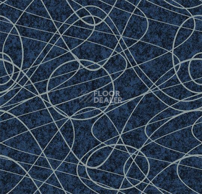 Ковролин Flotex Vision Shape 780007 (Swirl) Sapphire фото 1 | FLOORDEALER