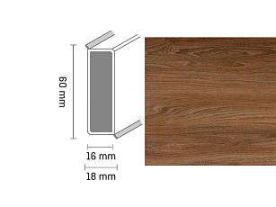 Плинтус Широкий плинтус Cubu flex life XL 60/19 Touch and style 2948 leander фото 1 | FLOORDEALER