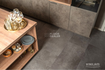 Vinilam Ceramo Stone 2,5 мм 71610 Цемент Стальной фото 5 | FLOORDEALER