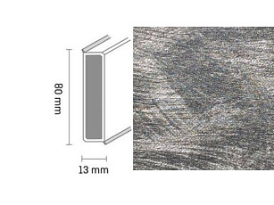 Плинтус Плинтус Dollken Cubu 80 Premium 2419 фото 1 | FLOORDEALER