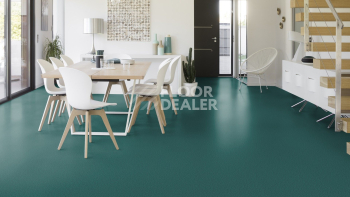 Gerflor Taralay Initial Compact (Plain & allover look) 0975 Spider Emeraude фото 2 | FLOORDEALER