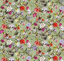 Ковролин Flotex Vision Floral 840003 (Botanical) Orchid фото 1 | FLOORDEALER