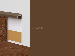 Плинтус ковровый без фурнитуры Dollken Tle-55 0132 (132) Коричневый фото 2 | FLOORDEALER