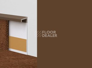 Плинтус ковровый без фурнитуры Dollken Tle-55 0132 (132) Коричневый фото 2 | FLOORDEALER