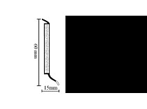 Плинтус Hsl 6 универсальный плинтус 0110 black фото 1 | FLOORDEALER