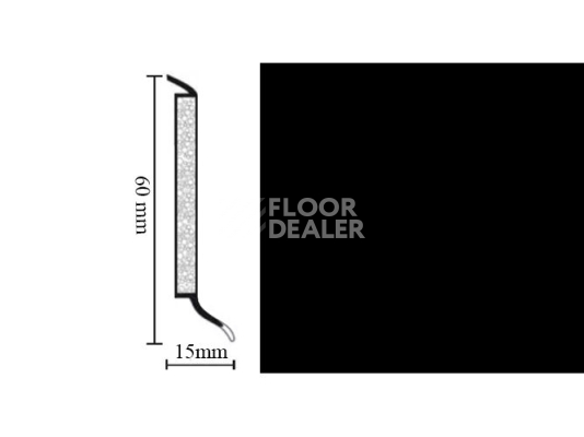 Плинтус Hsl 6 универсальный плинтус 0110 black фото 1 | FLOORDEALER