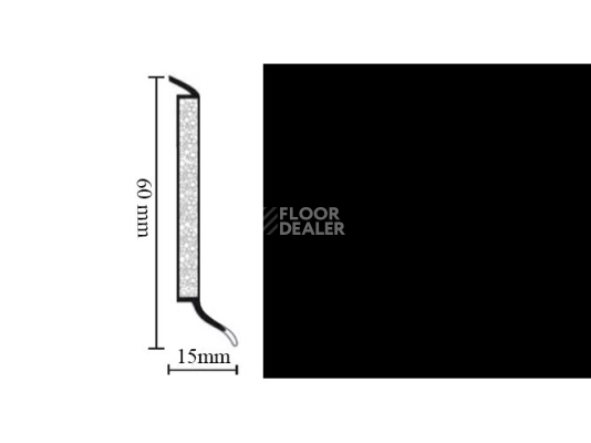 Плинтус Hsl 6 универсальный плинтус 0110 black фото 1 | FLOORDEALER