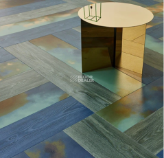 Forbo allura decibel 0.8 wood 9717AD8 deep blue ash (100x20 cm) фото 2 | FLOORDEALER
