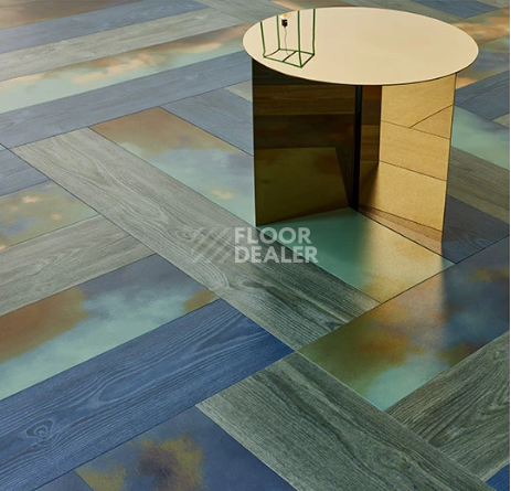 Forbo allura decibel 0.8 wood 9717AD8 deep blue ash (100x20 cm) фото 2 | FLOORDEALER