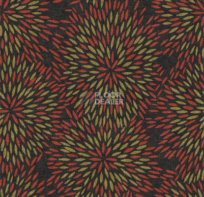 Ковролин Flotex Vision Floral 660007 (Firework) Rosewood фото 1 | FLOORDEALER