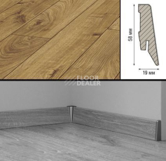 Плинтус Плинтус МДФ Kronotex ламинированный D3077 Плинтус ламинированный МДФ Kronotex Дуб Еверест бронза фото 1 | FLOORDEALER