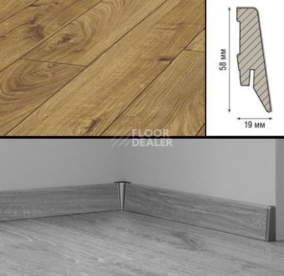 Плинтус Плинтус МДФ Kronotex ламинированный D3077 Плинтус ламинированный МДФ Kronotex Дуб Еверест бронза фото 1 | FLOORDEALER