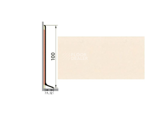 Плинтус Плинтус алюминиевый Русский профиль 100мм ПОЛИМЕРНОЕ ПОКРЫТИЕ бежевый фото 1 | FLOORDEALER