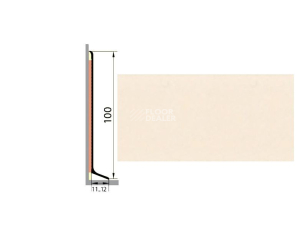 Плинтус алюминиевый Русский профиль 100мм ПОЛИМЕРНОЕ ПОКРЫТИЕ бежевый фото 1 | FLOORDEALER