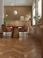 Alpine Floor Chevron Art 12мм LF109-11 Орех Монблан фото 3 | FLOORDEALER