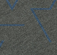 Ковровая плитка Flotex Triad planks 131012 Blue Line фото 1 | FLOORDEALER