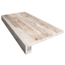 Керамогранит Spanish Wood Комплект 33x120 Комплект (Ступень sp 01 33x120) непол. (прямоугол. бортик) без насечек+ Подступенок (14,5x120)) фото 1 | FLOORDEALER