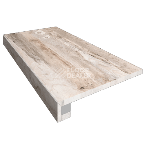 Керамогранит Spanish Wood Комплект 33x120 Комплект (Ступень sp 01 33x120) непол. (прямоугол. бортик) без насечек+ Подступенок (14,5x120)) фото 1 | FLOORDEALER