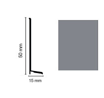 Плинтус Плинтус эластичный Dollken WL50 life ciemny szary (146) фото 1 | FLOORDEALER