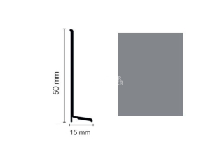 Плинтус эластичный Dollken WL50 life ciemny szary (146) фото 1 | FLOORDEALER