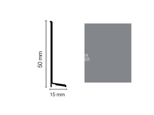 Плинтус Плинтус эластичный Dollken WL50 life ciemny szary (146) фото 1 | FLOORDEALER