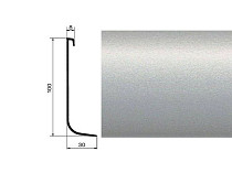 Плинтус Профиль для завода на стену Dollken Hk100 1436 фото 1 | FLOORDEALER