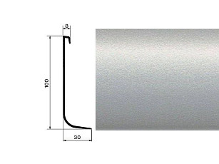 Плинтус Профиль для завода на стену Dollken Hk100 1436 фото 1 | FLOORDEALER