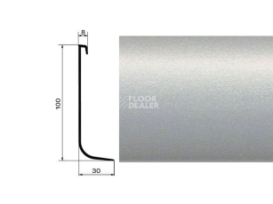 Плинтус Профиль для завода на стену Dollken Hk100 1436 фото 1 | FLOORDEALER