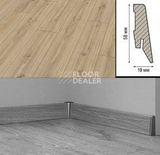 Плинтус Плинтус МДФ Kronotex ламинированный D3073 Плинтус ламинированный МДФ Kronotex Дуб Фалсбург фото 1 | FLOORDEALER