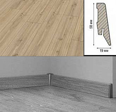 Плинтус Плинтус МДФ Kronotex ламинированный D3073 Плинтус ламинированный МДФ Kronotex Дуб Фалсбург фото 1 | FLOORDEALER