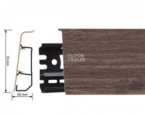 Плинтус Плинтус Arbiton Indo 70мм ПВХ 140 Тасманский Дуб фото 1 | FLOORDEALER