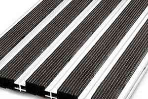 Грязезащитные покрытия Tuftiguard plain Скребок Алюминий HD 17мм фото  | FLOORDEALER