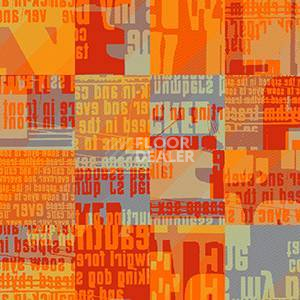 Ковровая плитка Ege Highline Cityscapes Double Dutch Orange k 5269 Spec rfes 40004-55 фото 1 | FLOORDEALER