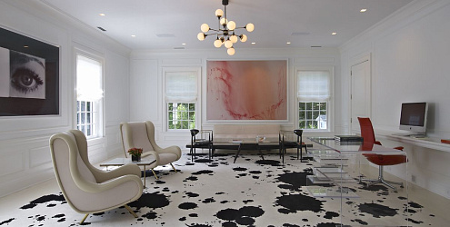 Пол в стиле абстракция